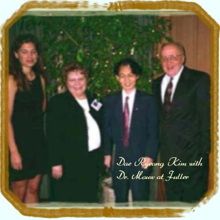 Dae Ryeong Kim with Dr. Mouw